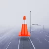 Cono vial en pvc de 45 cm