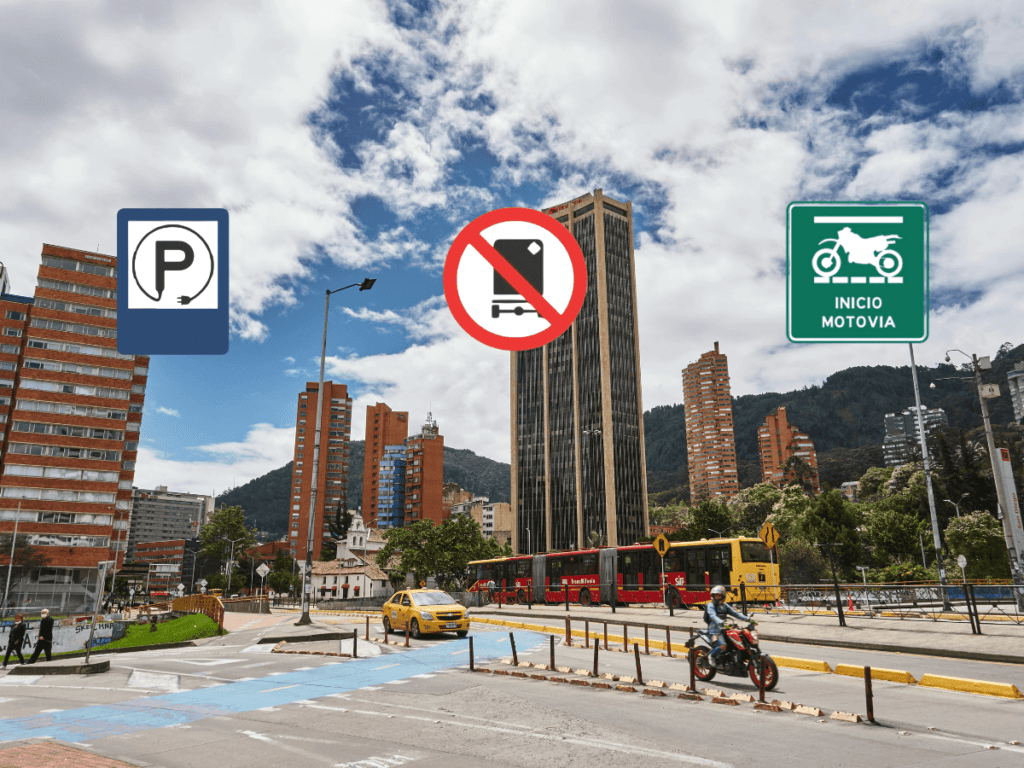 Imagen bogotá y nuevas señales de tránsito